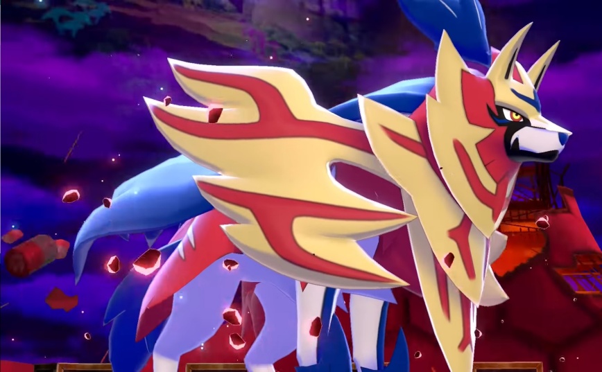 Pokemon Sword and Shield - Wild Zacian Crowned Form (Hammerlocke