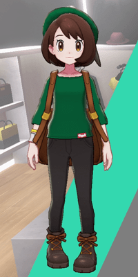 Pokemon Sword and Shield - Wedgehurst Boutique Loose Top Green