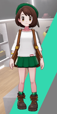 Pokemon Sword and Shield - Wedgehurst Boutique Miniskirt Green