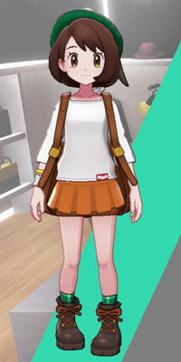 Pokemon Sword and Shield - Wedgehurst Boutique Miniskirt Orange