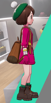 Pokemon Sword and Shield - Wedgehurst Boutique Simple Gloves Pink Side