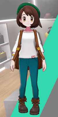 Pokemon Sword and Shield - Wedgehurst Boutique Skinny Trousers Blue