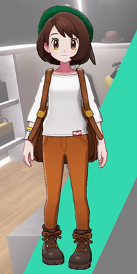 Pokemon Sword and Shield - Wedgehurst Boutique Skinny Trousers Orange