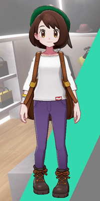 Pokemon Sword and Shield - Wedgehurst Boutique Skinny Trousers Purple