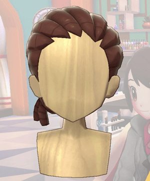 Pokemon Sword and Shield - Hair Salon Braids Front