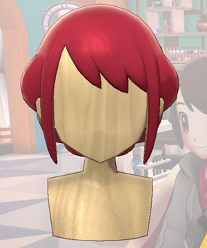 Pokemon Sword and Shield - Hair Salon Tint Red