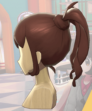 Pokemon Sword and Shield - Hair Salon High Pigtails Side