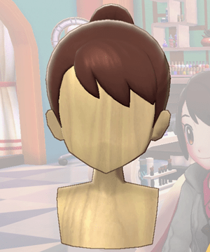 Pokemon Sword and Shield - Hair Salon Ponytail Front