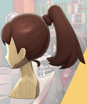 Pokemon Sword and Shield - Hair Salon Ponytail Side