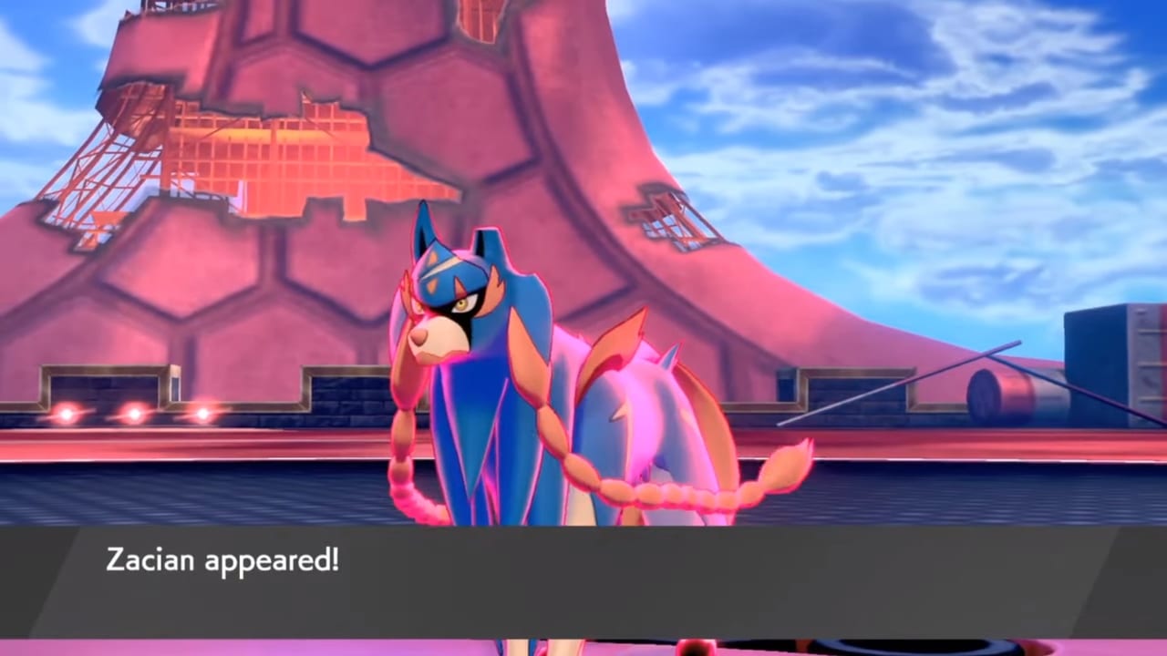 Pokemon Sword and Shield - Wild Zacian Hero Form (Hammerlocke