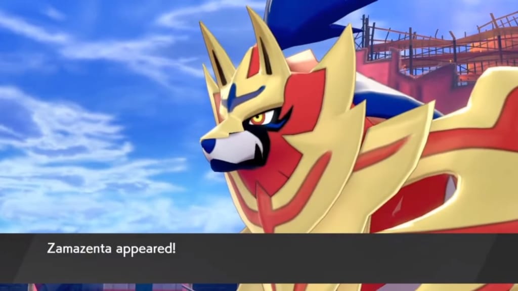 Pokemon In Action (+ Digimon) — Crowned Shield Zamazenta used