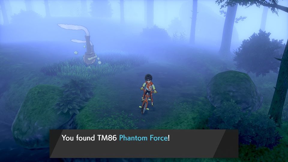 Pokémon Sword and Shield - TM86 Phantom Force Location