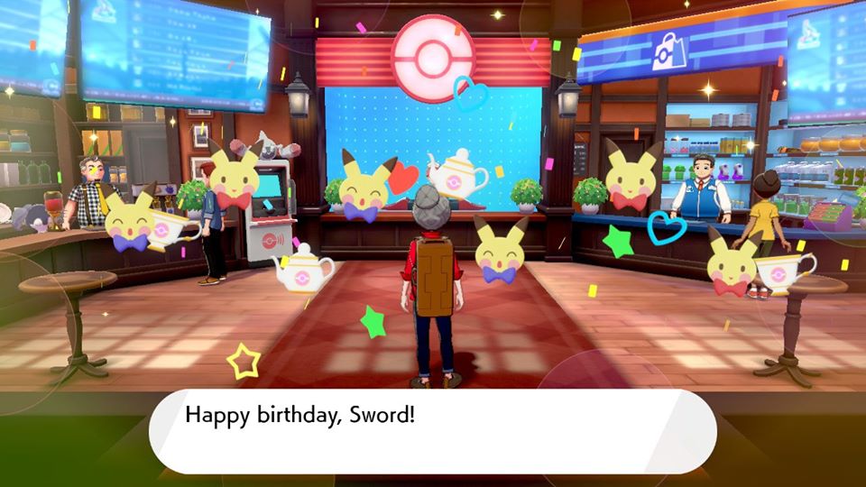 Pokemon Sword and Shield - Birthday Event Effects