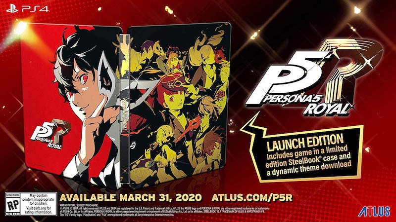 Persona 5 Royal - Western Release Steelbook Launch Edition