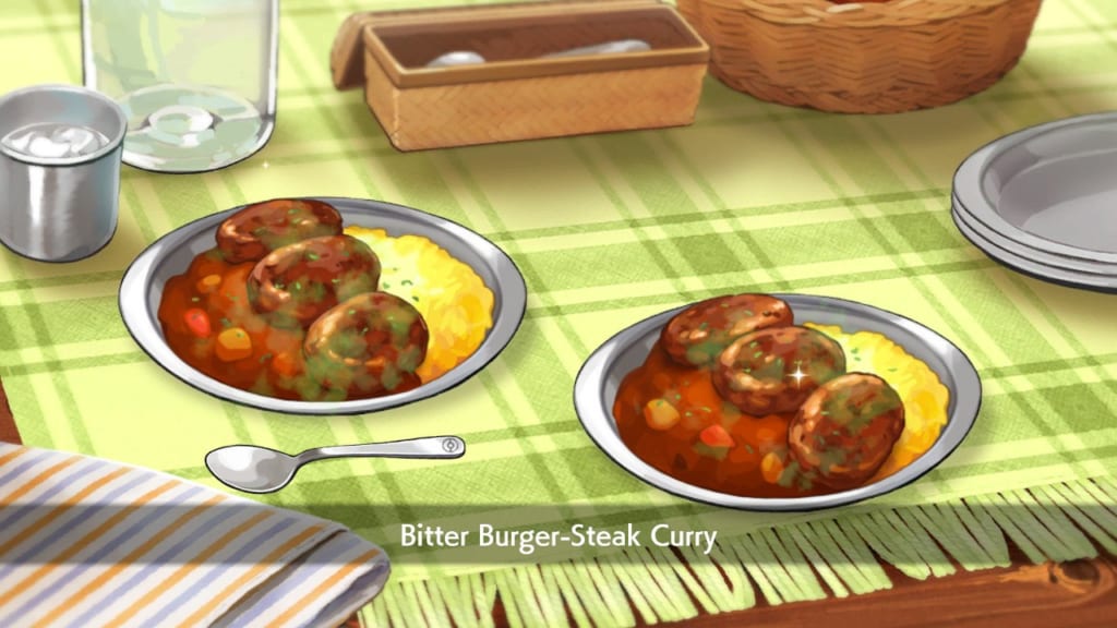 Pokemon Sword and Shield - Bigger Burger Steak Curry