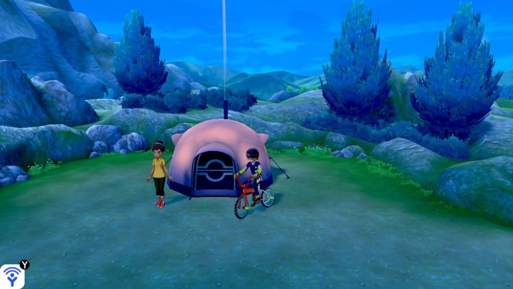 Pokemon Sword and Shield - Route 3 Pokemon Camp