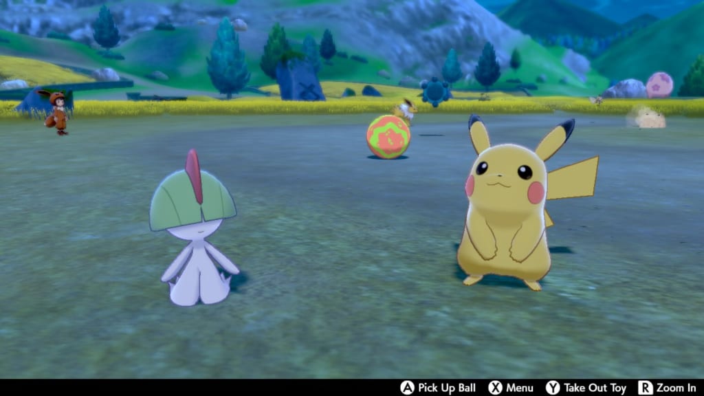 Pokemon Sword and Shield - Route 4 Pokemon Camp