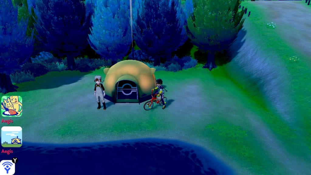 Pokemon Sword and Shield - Route 5 Pokemon Camp