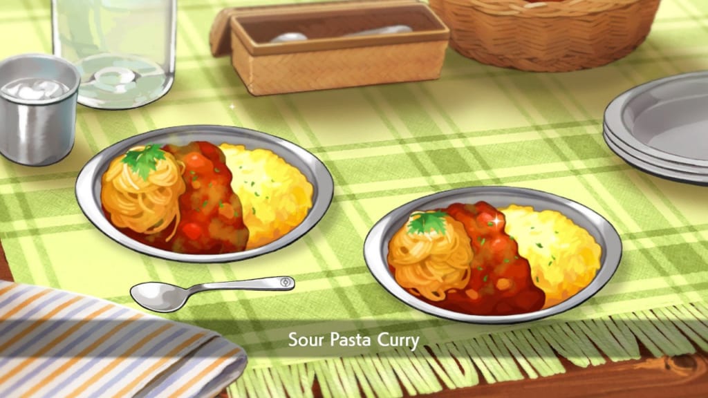 Pokemon Sword and Shield - Sour Pasta Curry