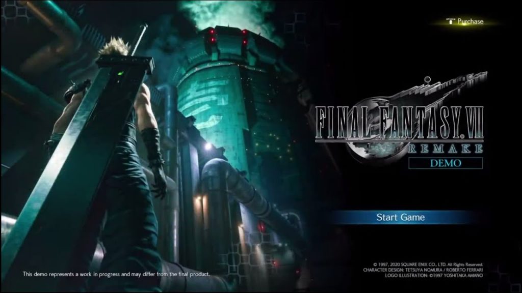 Final Fantasy 7 Remake / FF7R - Demo Walkthrough – Chapter 1: The Destruction of Mako Reactor 1