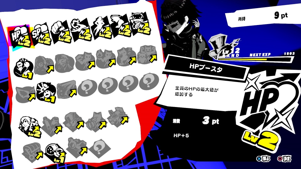 Persona 5 Strikers - Managing HP and SP Guide