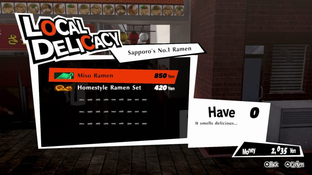 Persona 5 Strikers - Buy Cooking Recipes
