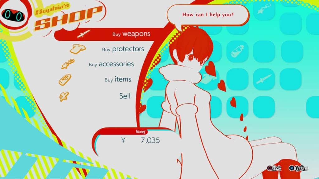 Persona 5 Strikers - Sophia's Shop Guide