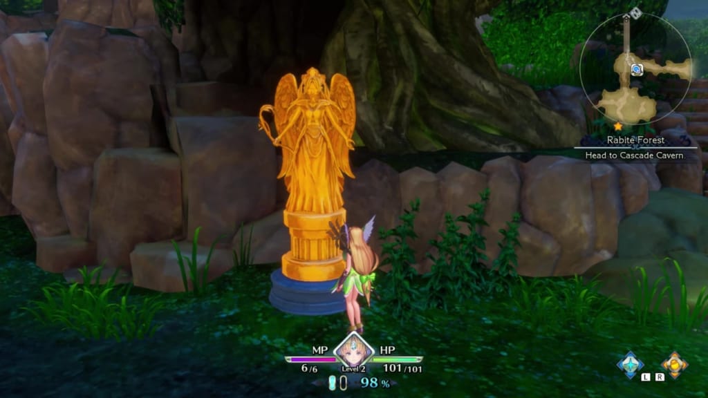 Trials of Mana Remake - Gold Mana Statue