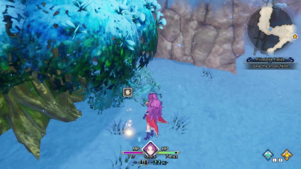 Trials of Mana Remake - Prologue Chapter: Angela - Frostbite Fields - Orb Location 7
