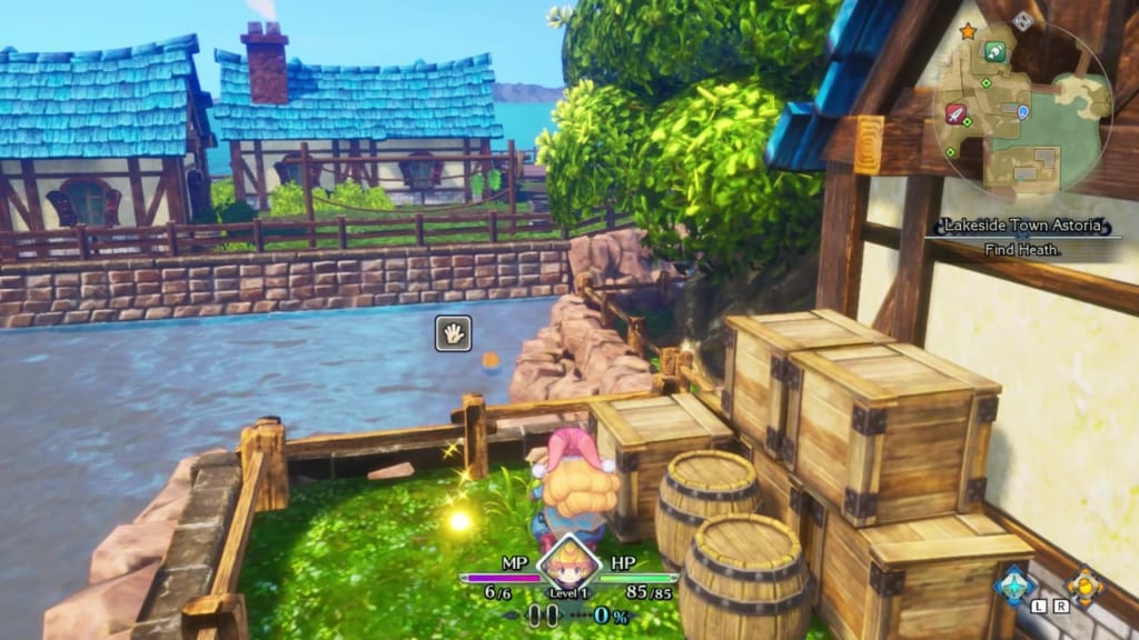 Trials of Mana Remake - Prologue Chapter: Charlotte - Lakeside Town Astoria - Orb Location 12