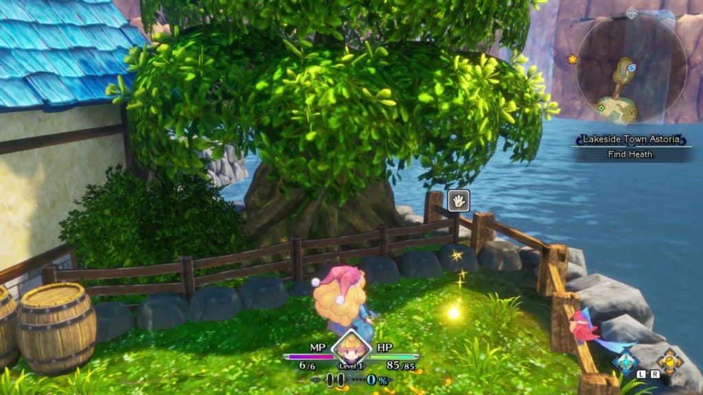 Trials of Mana Remake - Prologue Chapter: Charlotte - Lakeside Town Astoria - Orb Location 14