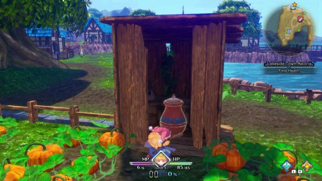 Trials of Mana Remake - Prologue Chapter: Charlotte - Lakeside Town Astoria - Vase Location 1