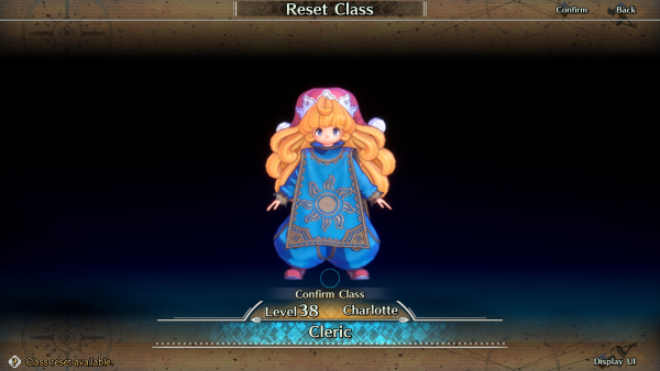 Trials of Mana - How to Reset Class