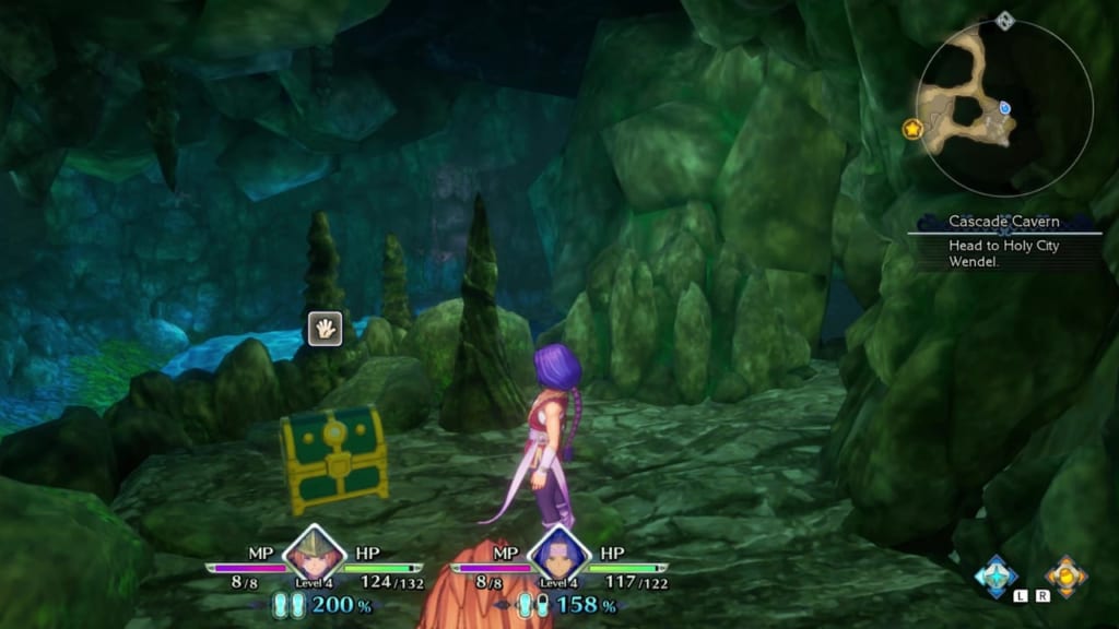 Trials of Mana - Chapter 1: Cascade Cavern - Chest Location 3