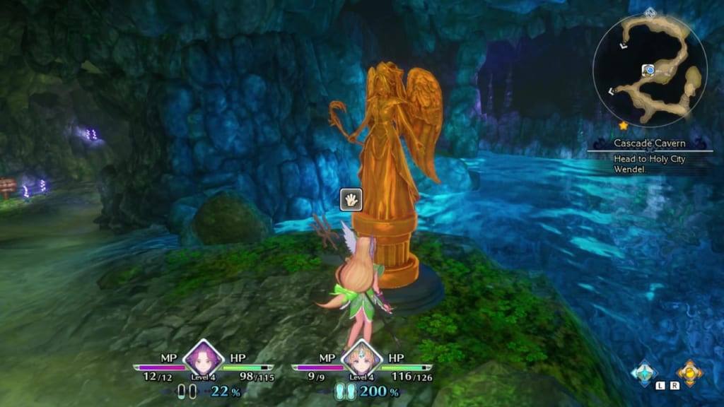 Trials of Mana - Chapter 1: Cascade Cavern - Mana Statues