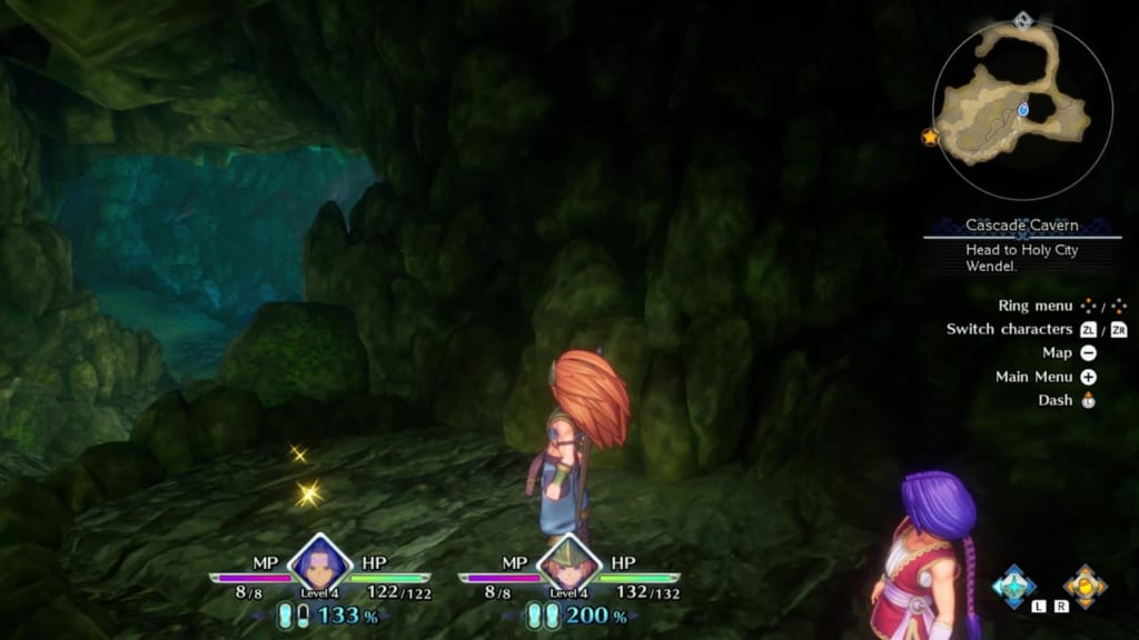 Trials of Mana - Chapter 1: Cascade Cavern - Orb Location 10