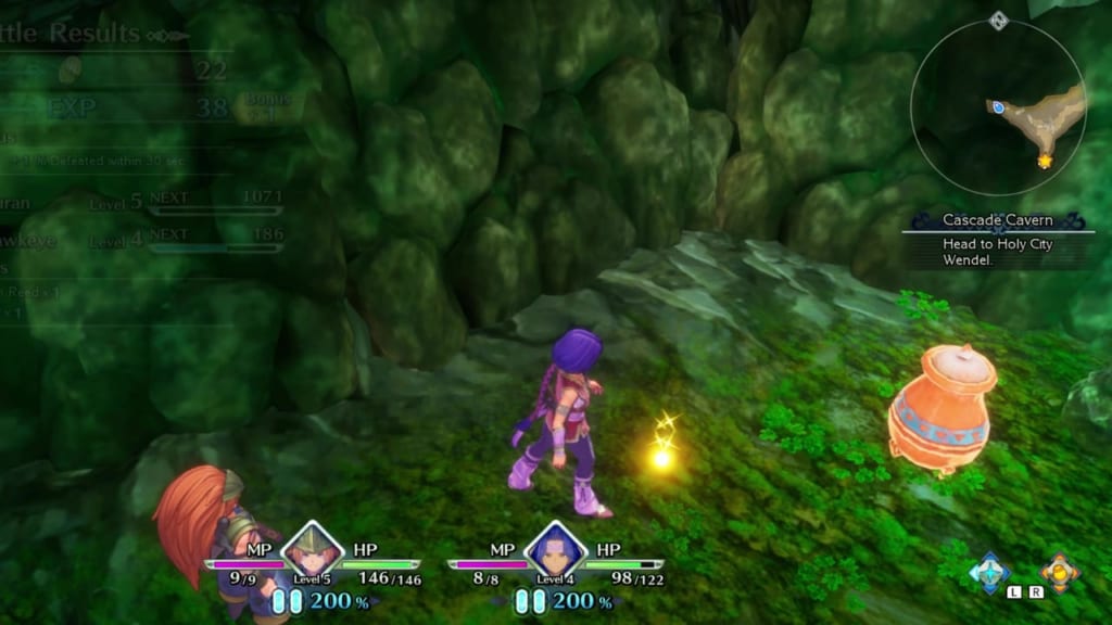 Trials of Mana - Chapter 1: Cascade Cavern - Orb Location 12