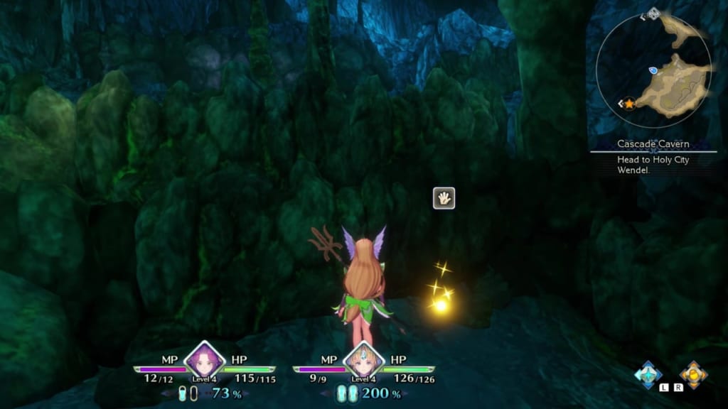 Trials of Mana - Chapter 1: Cascade Cavern - Orb Location 8