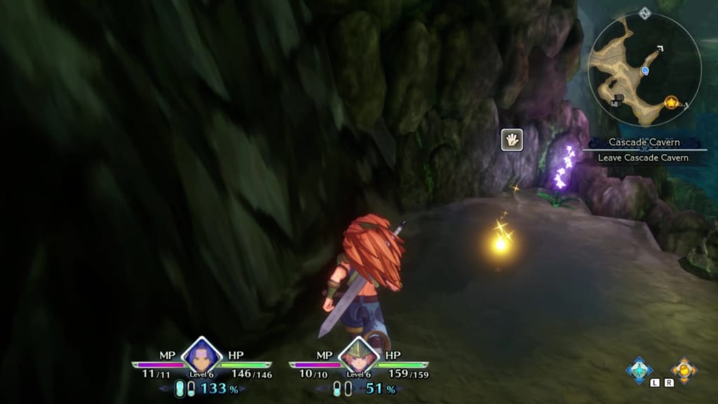 Trials of Mana - Chapter 1: Cascade Cavern Revisited - Orb Location 9