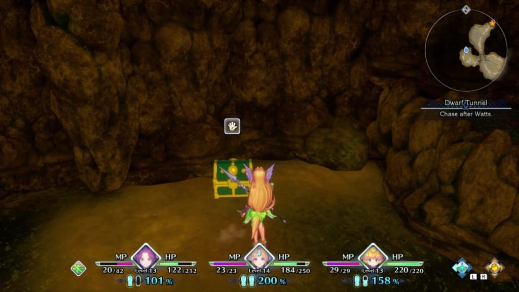 Trials of Mana - Chapter 1: Dwarf Tunnel - Chest Location 7