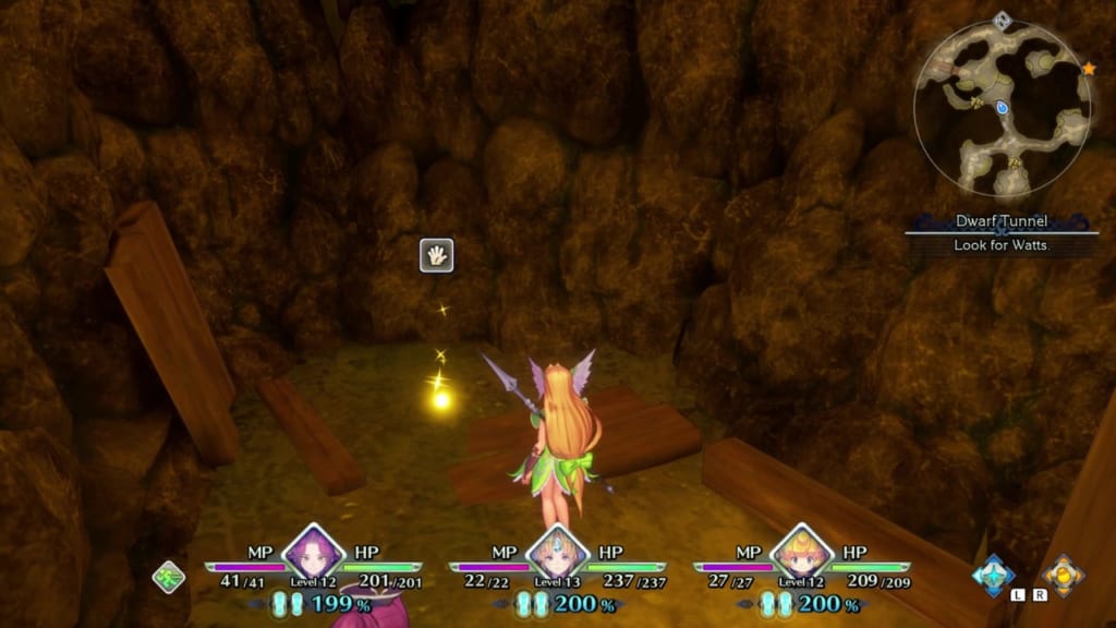 Trials of Mana - Chapter 1: Dwarf Tunnel - Orb Location 1