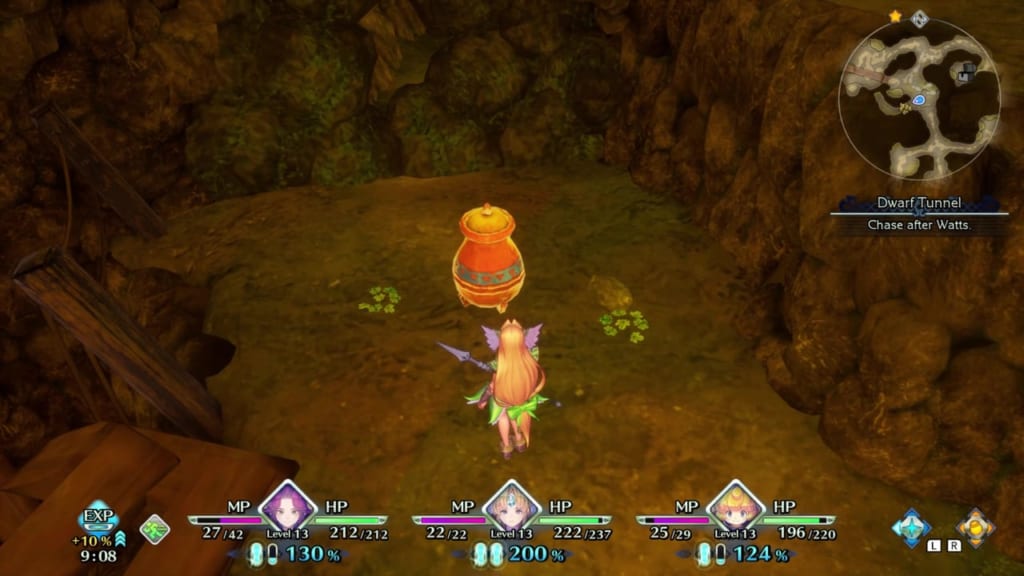 Trials of Mana - Chapter 1: Dwarf Tunnel - Vase Location 2
