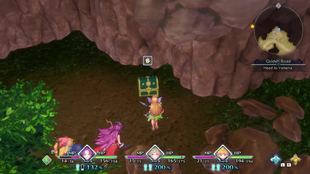 Trials of Mana - Chapter 1: Golden Road - Chest Location 4