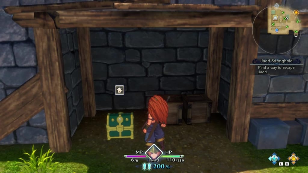 Trials of Mana - Chapter 1: Jadd Stronghold - Chest Location 2