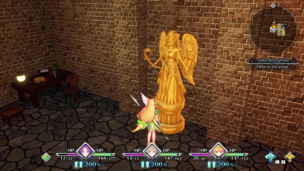 Trials of Mana - Chapter 1: Jadd Stronghold Revisited - Mana Statue