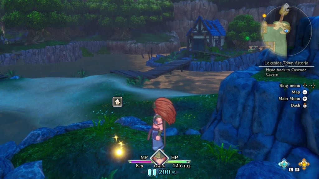 Trials of Mana - Chapter 1: Lakeside Town Astoria Revisited - Orb Location 4