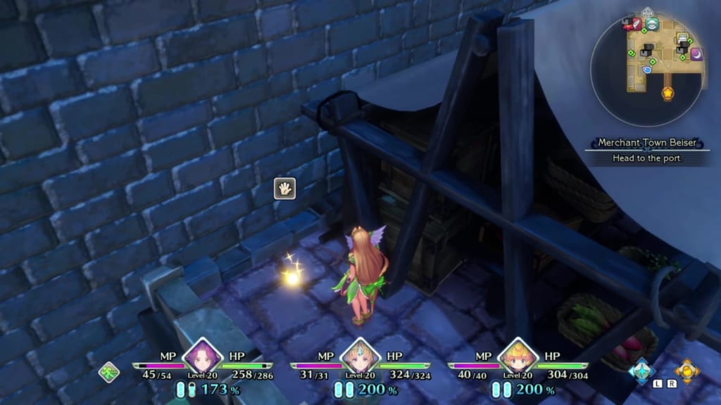 Trials of Mana - Chapter 1: Merchant Town Beiser - Orb Location 10