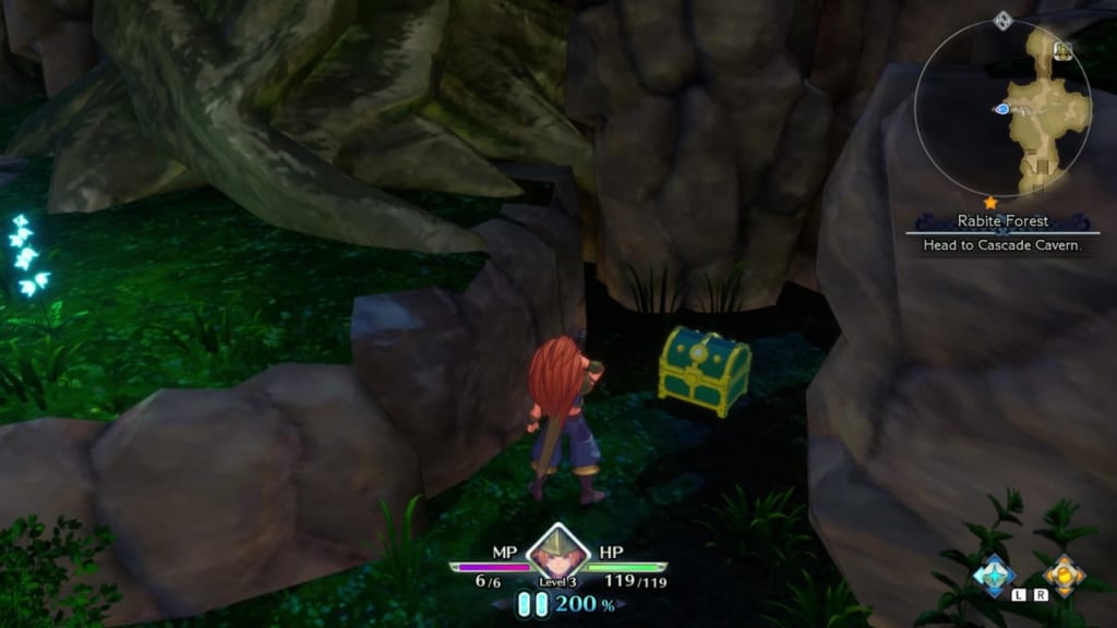 Trials of Mana - Chapter 1: Rabite Forest - Chest Location 2