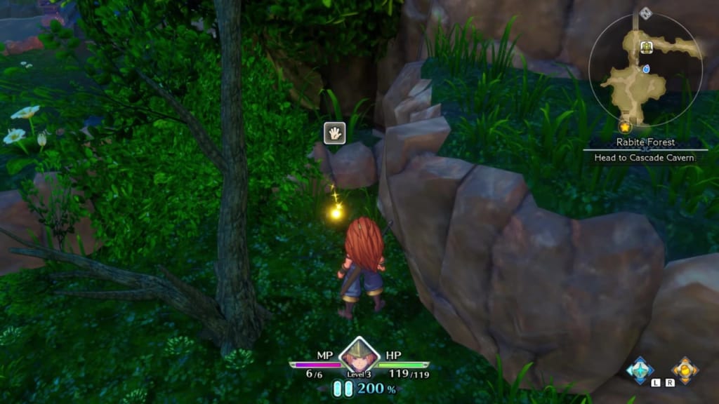 Trials of Mana - Chapter 1: Rabite Forest - Orb Location 3