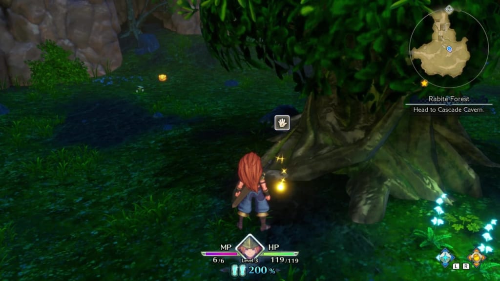 Trials of Mana - Chapter 1: Rabite Forest - Orb Location 5